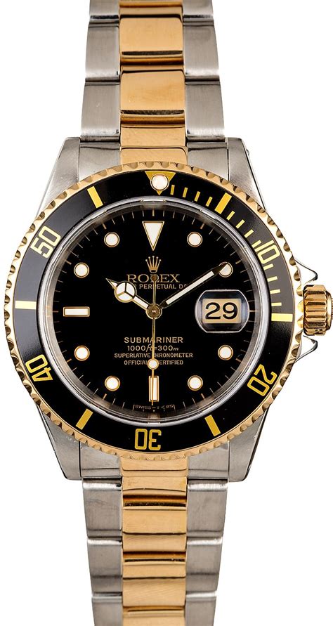 rolex two tone oyster bracelet.